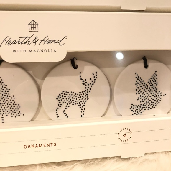 Set of 8 Hearth And Hand With Magnolia Ornaments - Picture 2 of 4